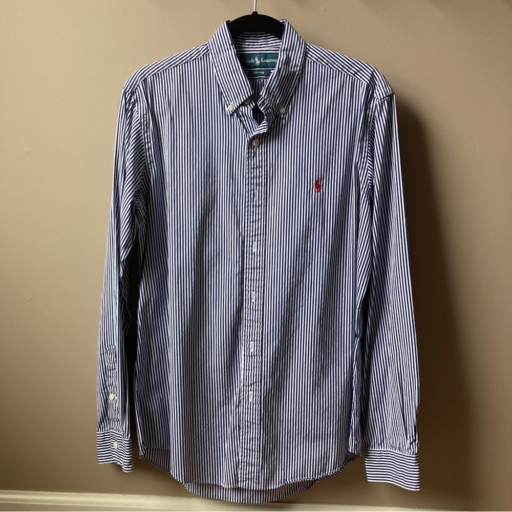 Blue Striped Button Down Shirt | Ralph Lauren